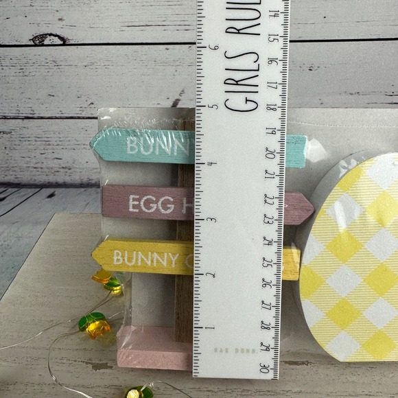 🐰 Easter Tiered Tray Wood Décor – Pastel Bunny Truck & Signs - Picture 2 of 7